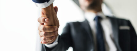 Handshake Business Men Concept
